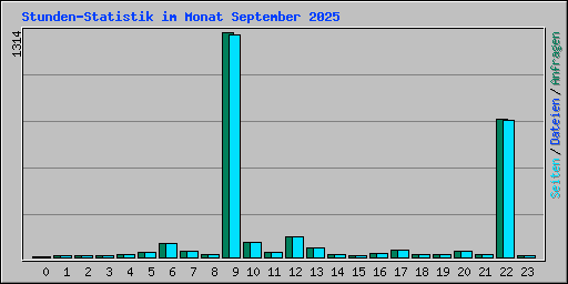 Stunden-Statistik im Monat September 2025